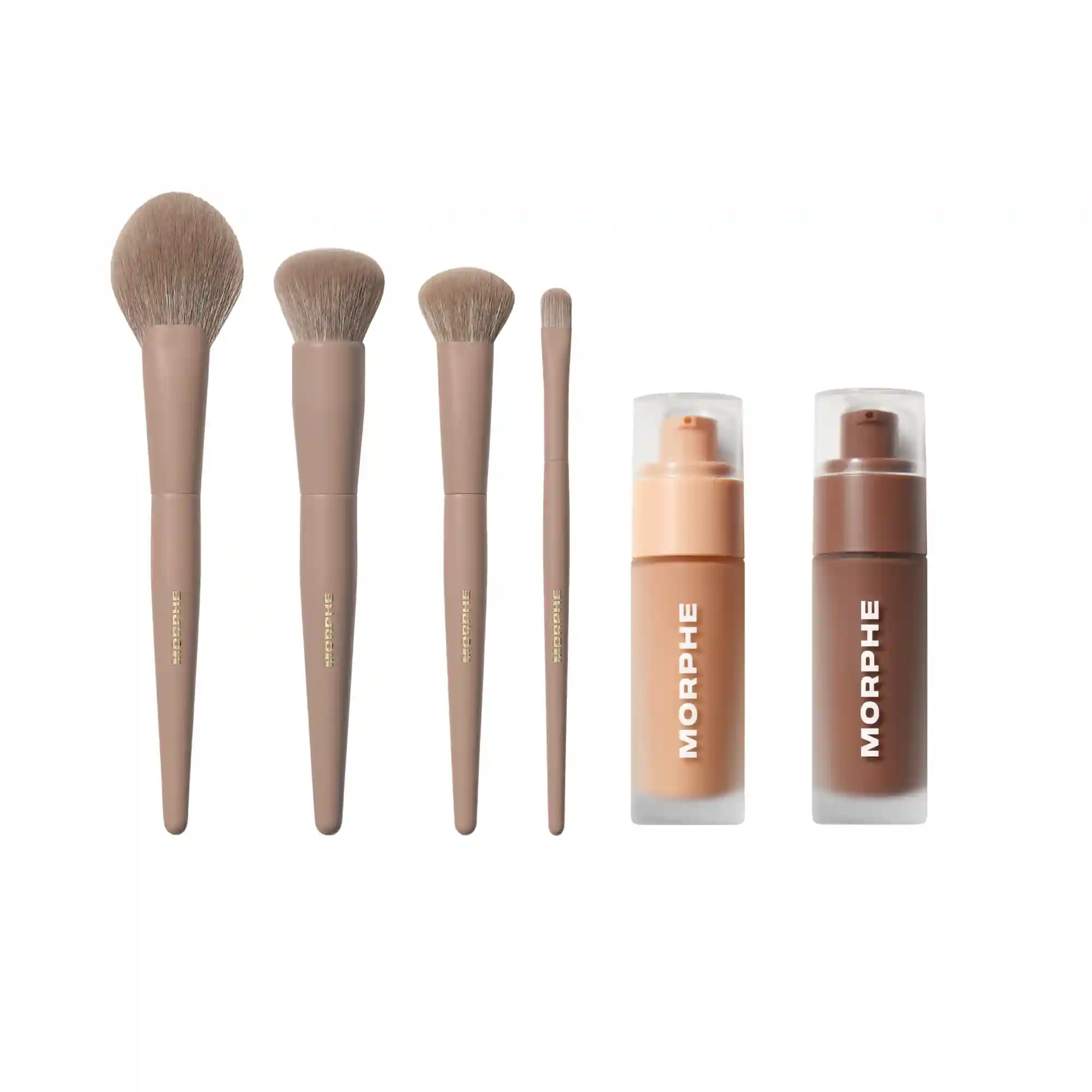 Complexion Boost & Iced Mocha Face Brush Set Bundle