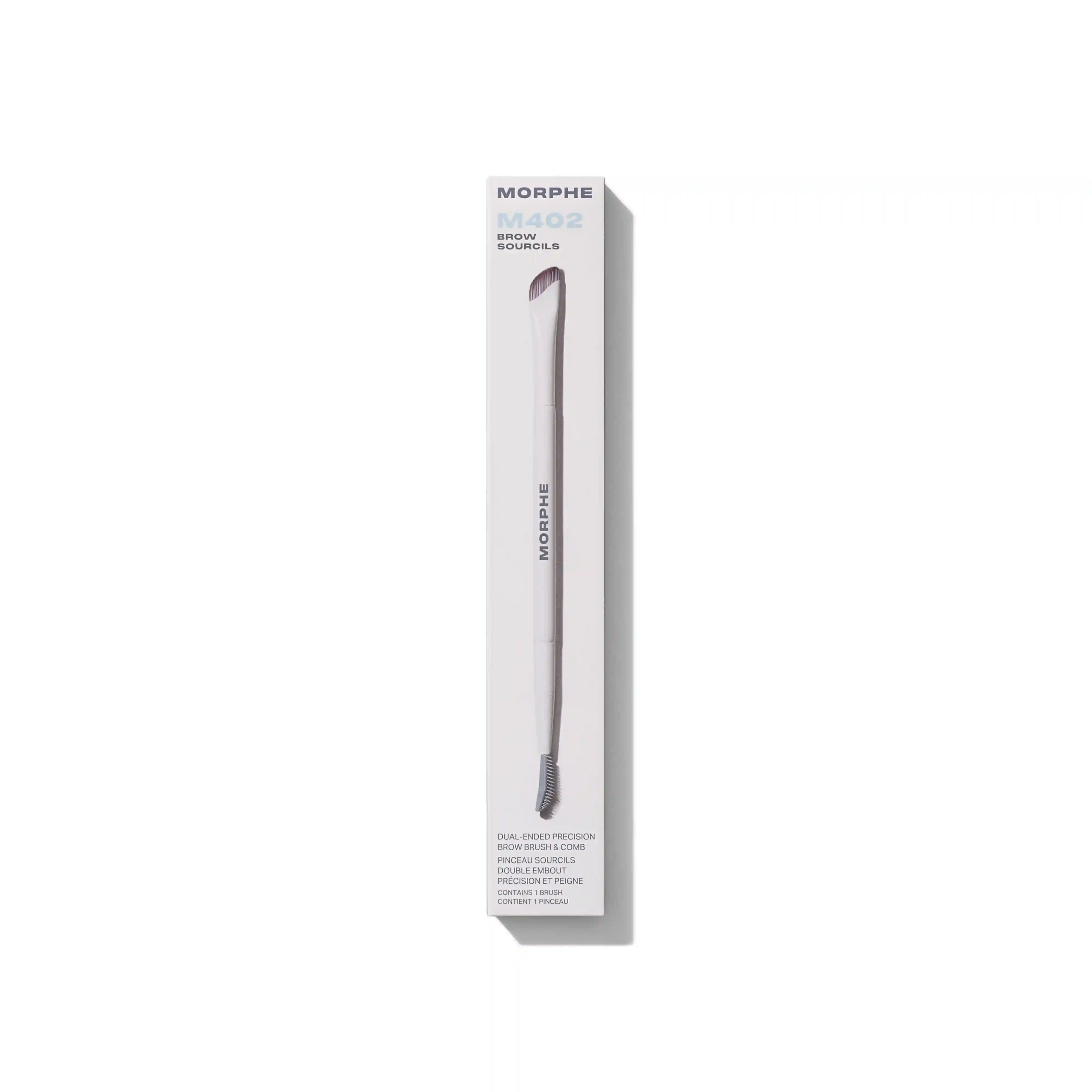 Alternative view of M402 Dual-Ended Precision Brow Brush & Comb